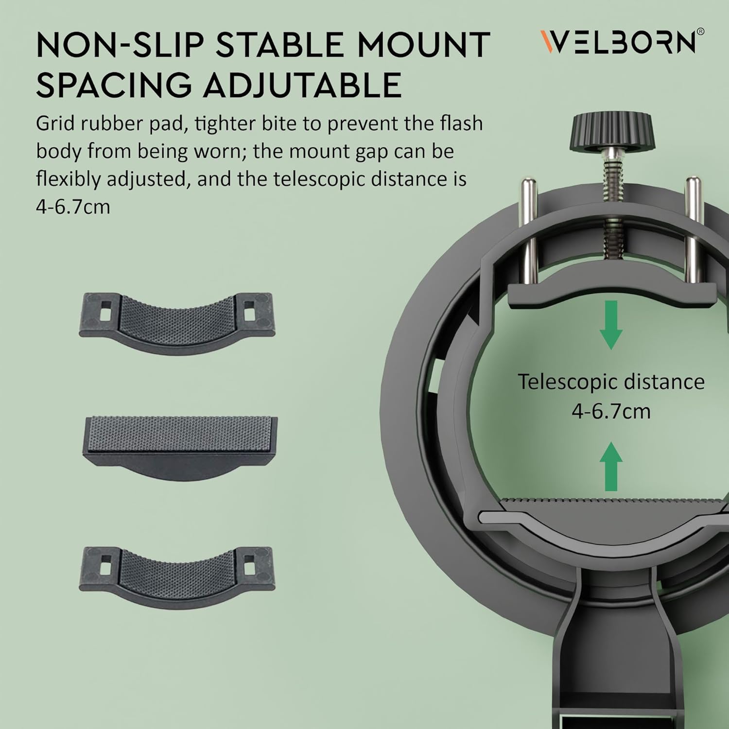 Welborn Multipurpose S2 Type Speedlite Bracket Welborn Multipurpose S2 Type Speedlite Bracket